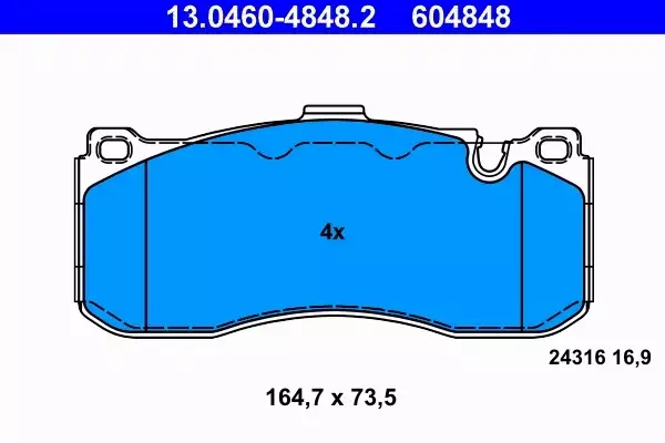 ATE TARCZE+KLOCKI PRZÓD+TYŁ BMW 1 E82 E88 338+324MM 