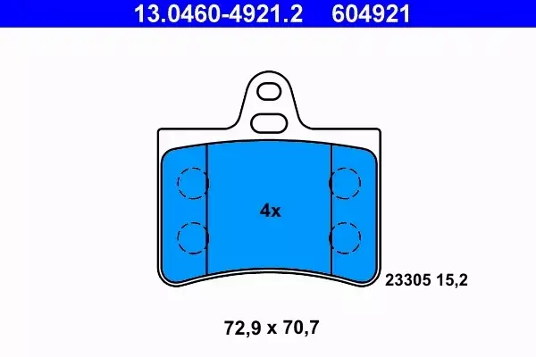 TARCZE+ATE KLOCKI TYŁ CITROEN C5 1.6-3.0 2.2HDI ! 