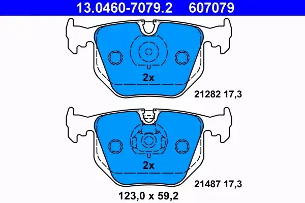 ATE KLOCKI BMW E46 330d 330i 330ci PRZÓD + TYŁ 