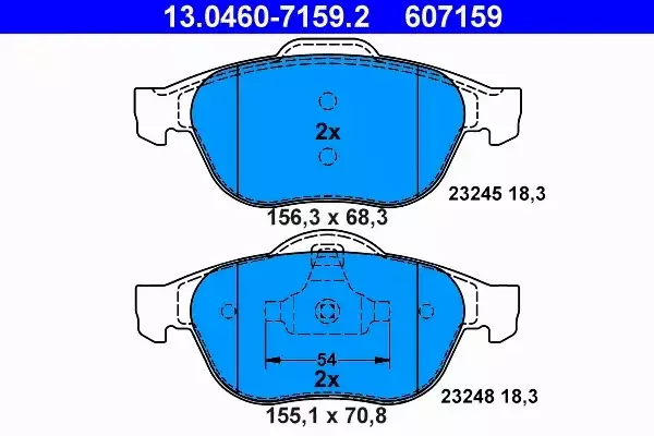 ATE TARCZE+KLOCKI PRZÓD+TYŁ RENAULT ESPACE IV VEL SATIS 324+300MM 