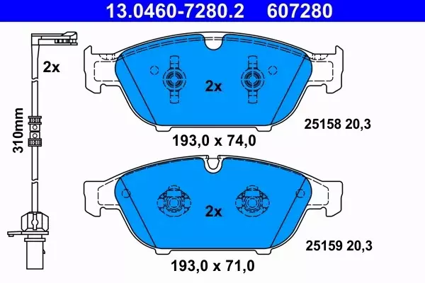 ATE TARCZE+KLOCKI PRZÓD+TYŁ AUDI A6 C7 A7 4G 356+330MM 