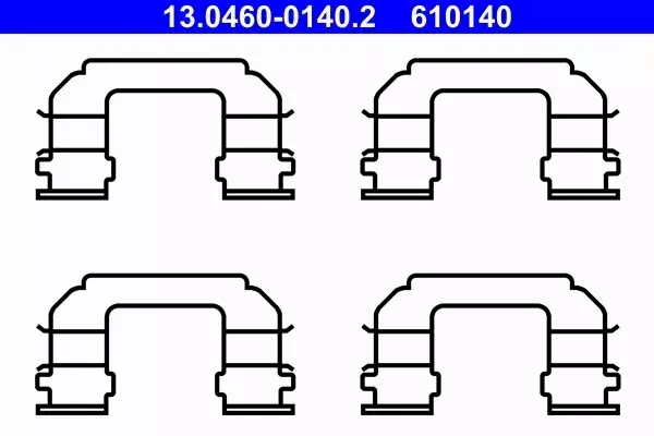 ATE ZESTAW MONTAŻOWY KLOCKÓW 13.0460-0140.2 