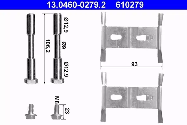 ATE ZESTAW MONTAŻOWY KLOCKÓW 13.0460-0279.2 