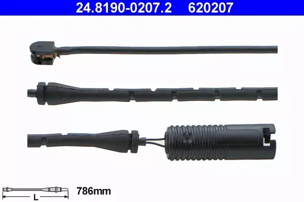 ATE TARCZE PD+KLOCKI+CZUJNIK PRZÓD BMW 3 E36 E46 286MM 