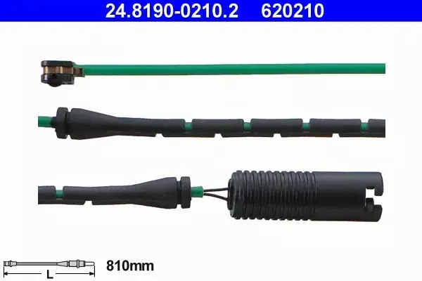 ATE CZUJNIK ZUŻYCIA KLOCKÓW PRZÓD BMW 3 E36 Z3 