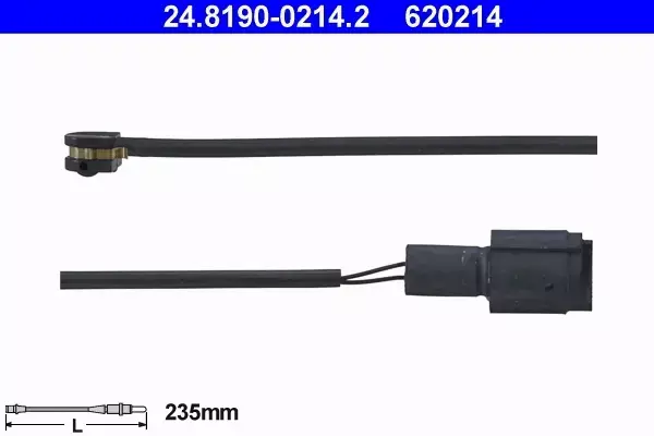 ATE TARCZE+KLOCKI+CZUJNIK PRZÓD BMW 7 E32 302MM 