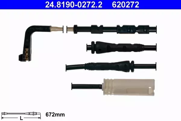 ATE TARCZE+KLOCKI+CZUJNIKI PRZÓD BMW 3 E92 M3 360MM 