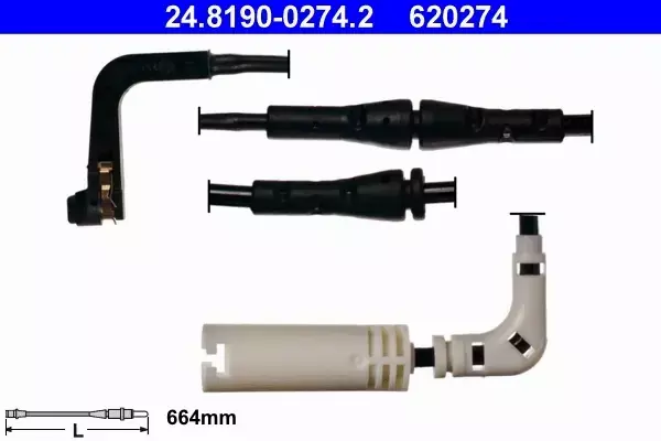 ATE PD TARCZE+KLOCKI+CZUJNIK T BMW 6 E63 E64 320MM 