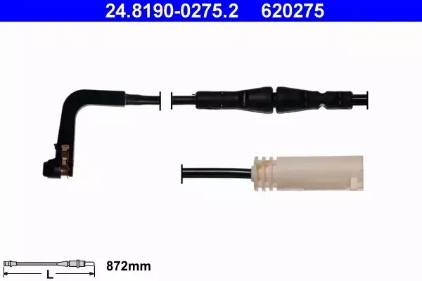 ATE PD TARCZE+KLOCKI+CZUJNIK TYŁ BMW 5 E61 320MM 