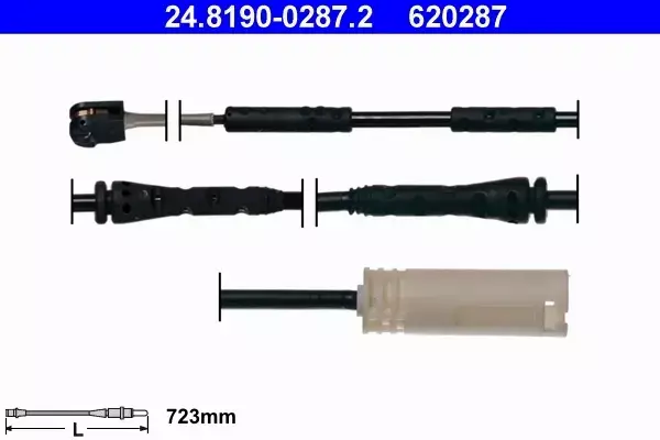 ATE CZUJNIK ZUŻYCIA KLOCKÓW PRZÓD BMW 1 E87 3 E90 