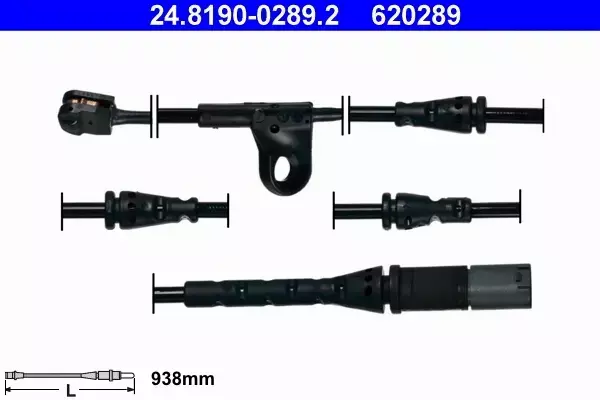 ATE TARCZE+KLOCKI+CZUJNIK P BMW X5 E70 F15 X6 E71 F16 348MM 