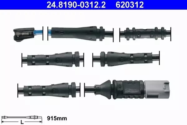 ATE TARCZE+KLOCKI TYŁ BMW 5 F10 330MM 