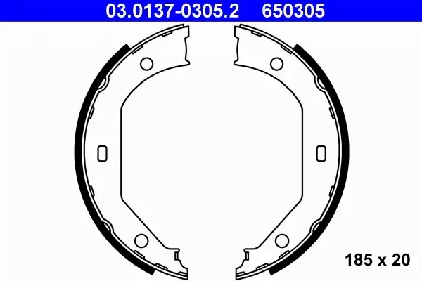 ATE TARCZE+KLOCKI+SZCZĘKI TYŁ BMW 3 E92 E93 336MM 