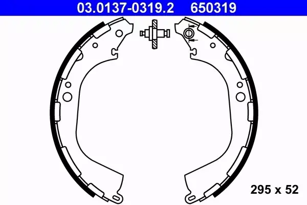 ATE SZCZĘKI HAMULCOWE 03.0137-0319.2 