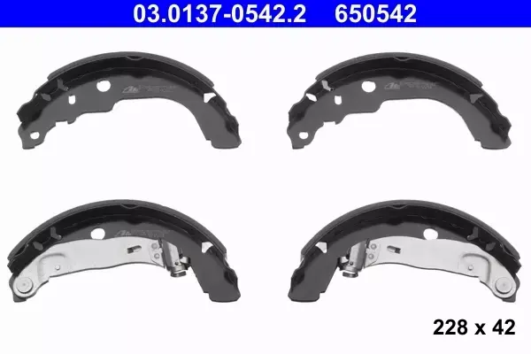 ATE SZCZĘKI HAMULCOWE 03.0137-0542.2 