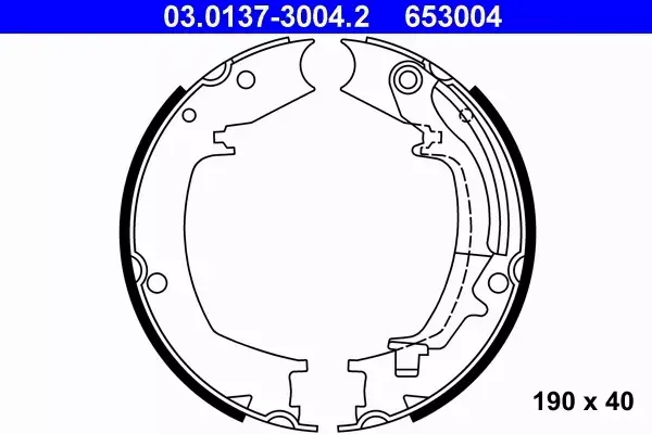 ATE SZCZĘKI HAMULCOWE 03.0137-3004.2 