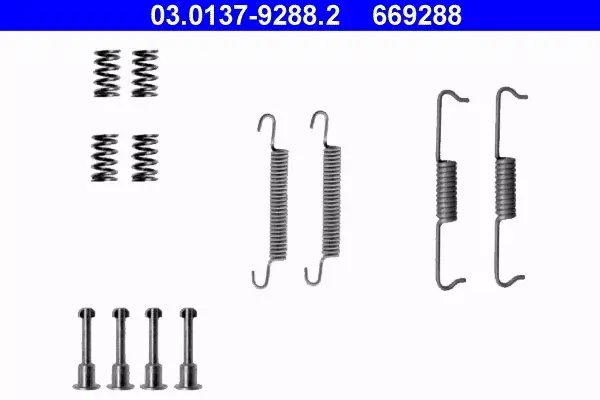 ATE ZESTAW MONTAŻOWY SZCZĘK 03.0137-9288.2 