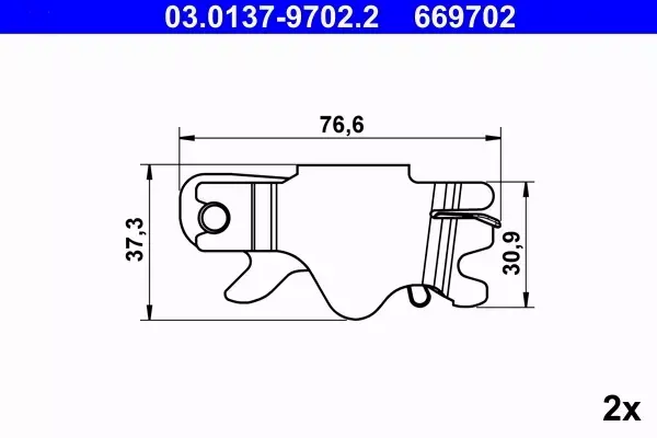 ATE ROZPIERAKI SZCZEK BMW 1 E81 E87 F20 F21 2 F22 