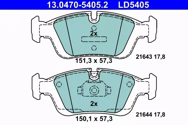 ATE TARCZE +KLOCKI CERAMIC P BMW E36 320i 328i 325 