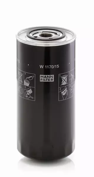 MANN-FILTER FILTR OLEJU W 1170/15 