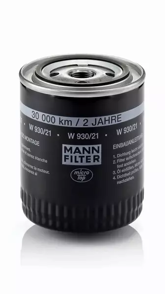 MANN FILTR OLEJU AUDI 80 B4 A4 B5 B6 B7 2.4-3.0 