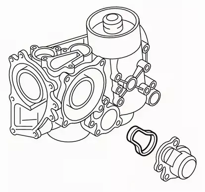 ELRING USZCZELKA TERMOSTATU 339.870 