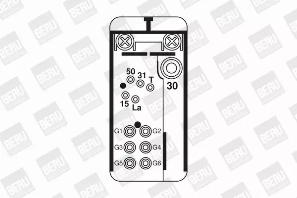 BERU PRZEKAŹNIK ŚWIEC ŻAROWYCH GR076 