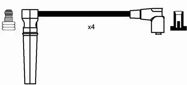 NGK PRZEWODY ZAPŁONOWE CHEVROLET AVEO 1.4 16V 