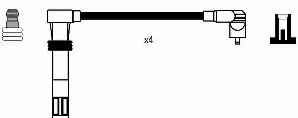NGK PRZEWODY ZAPŁONOWE AUDI A2 SEAT AROSA 1.4 16V 
