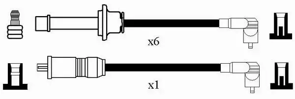 NGK PRZEWODY ZAPŁONOWE 0520 