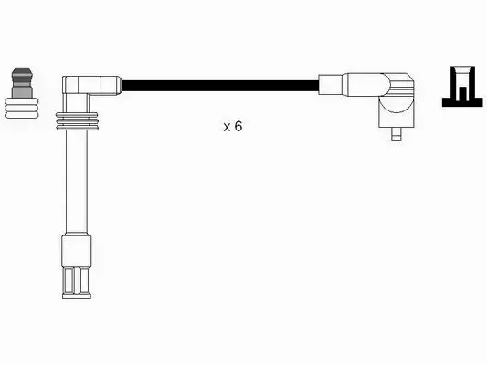 PRZEWODY ZAPŁONOWE KABLE AUDI A6 2.8 2.4 VW PASSAT 