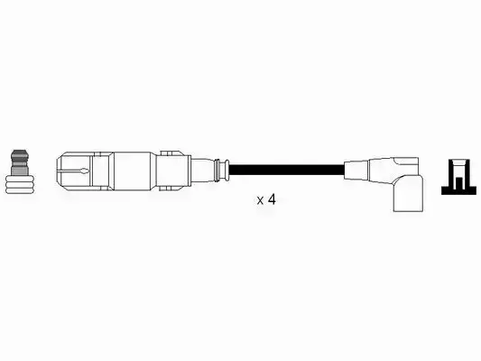 NGK PRZEWODY ZAPŁONOWE SEAT INCA IBIZA III 1.4 8V 