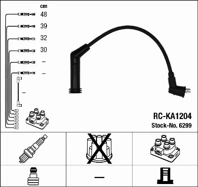 NGK PRZEWODY ZAPŁONOWE HYUNDAI GETZ I10 1.1 