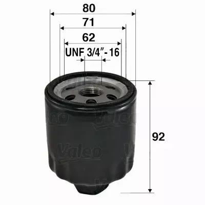 VALEO FILTR OLEJU 586009 