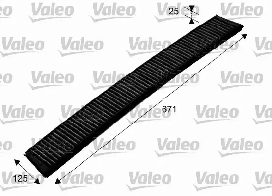 VALEO FILTR KABINOWY Z WĘGLEM BMW 3 E46 X3 E83 