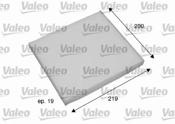 VALEO FILTR KABINOWY TOYOTA COROLLA E12 VERSO 