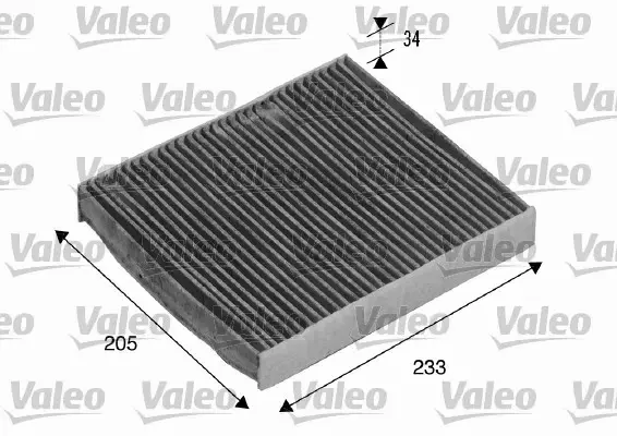 VALEO FILTR KABINOWY WĘGLOWY FORD FOCUS MK2 II 