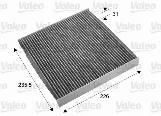 VALEO FILTR KABINOWY Z WĘGLEM HONDA CIVIC VIII 