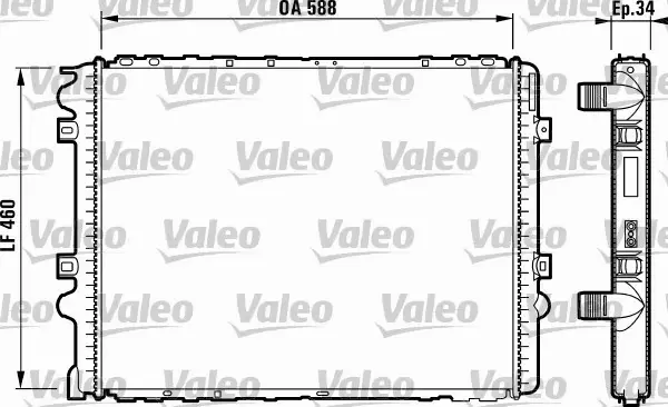 VALEO CHŁODNICA SILNIKA 732569 