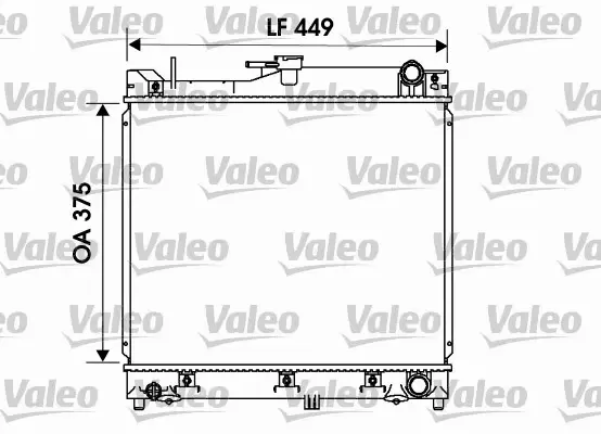 VALEO CHŁODNICA SILNIKA 734170 