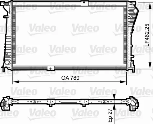 VALEO CHŁODNICA SILNIKA 734931 