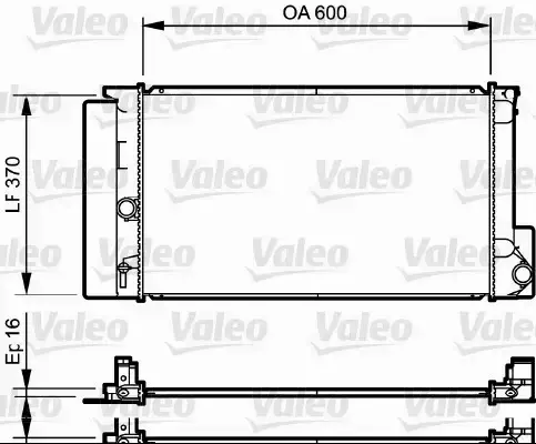 VALEO CHŁODNICA SILNIKA 735250 