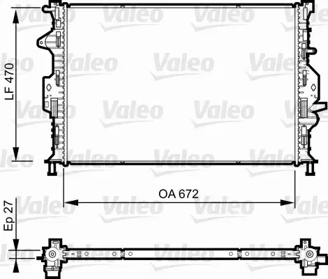 VALEO CHŁODNICA SILNIKA 735374 