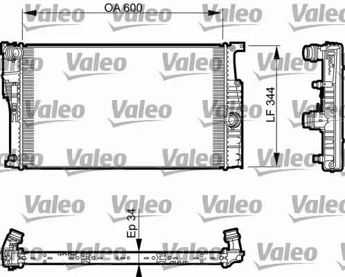 VALEO CHŁODNICA SILNIKA 735493 