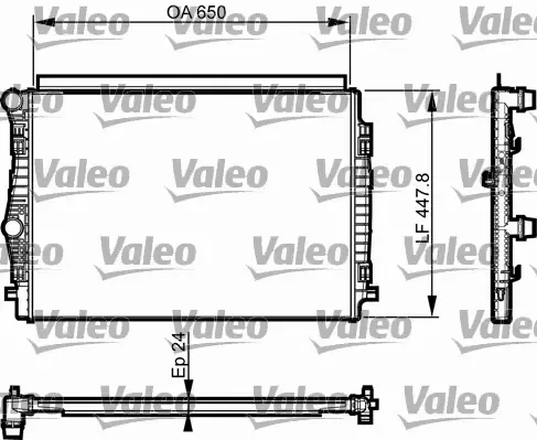 VALEO CHŁODNICA SILNIKA 735559 