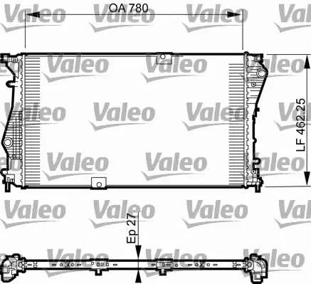 VALEO CHŁODNICA SILNIKA 735599 