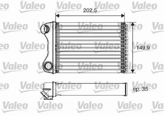 VALEO NAGRZEWNICA 812211 