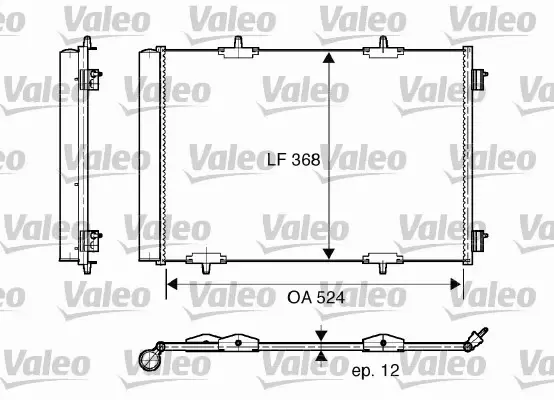 VALEO CHŁODNICA SILNIKA 818015 