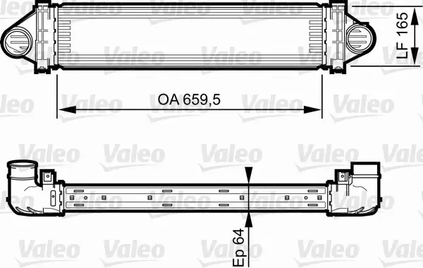 VALEO INTERCOOLER 818245 