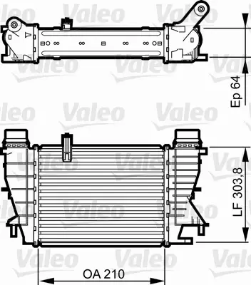 VALEO INTERCOOLER 818251 